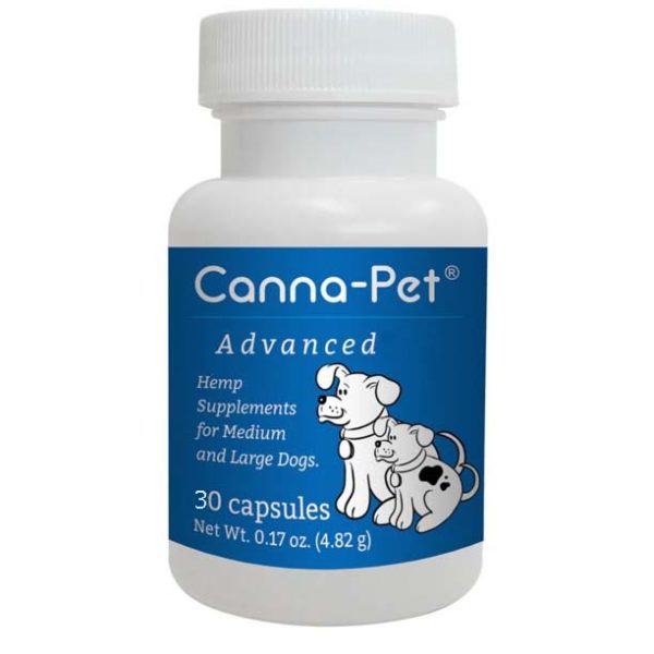 Canna-Pet® Large Pet Hemp Supplements - 30 Capsules