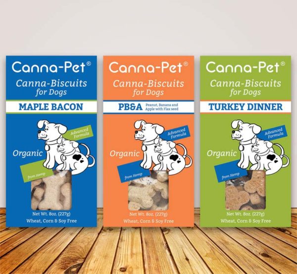 Canna-Pet® Organic CBD Biscuit Assortment – 3 Boxes