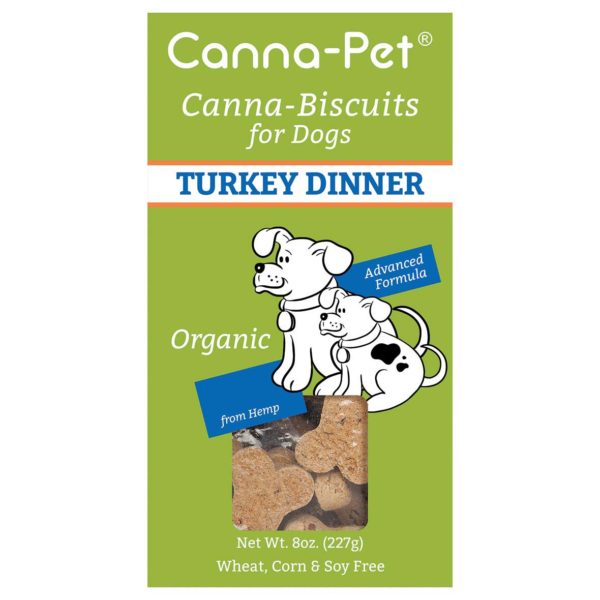 CannaPet® CBD Dog Biscuits: Advanced Formula Turkey Dinner