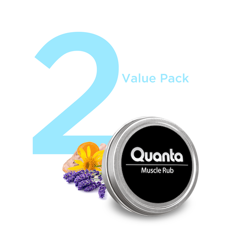 2 Quanta CBD Muscle Rubs Value Pack