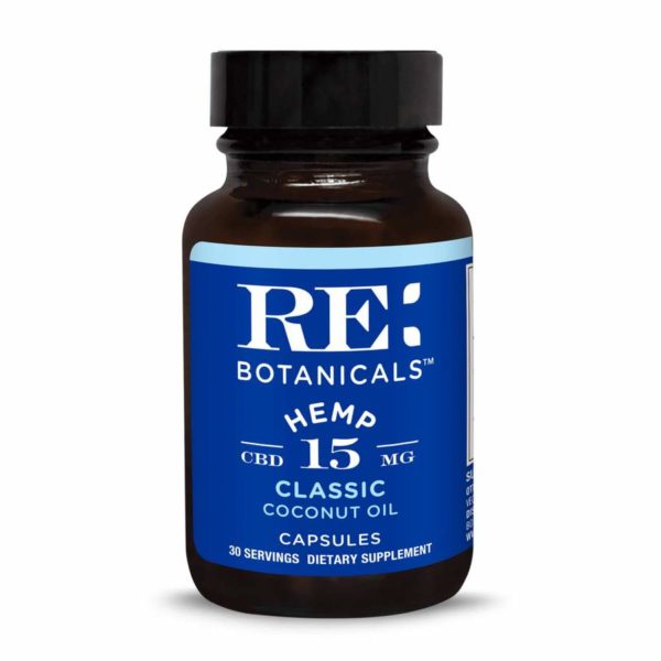Hemp 15 MG Classic Capsules - 30 Servings