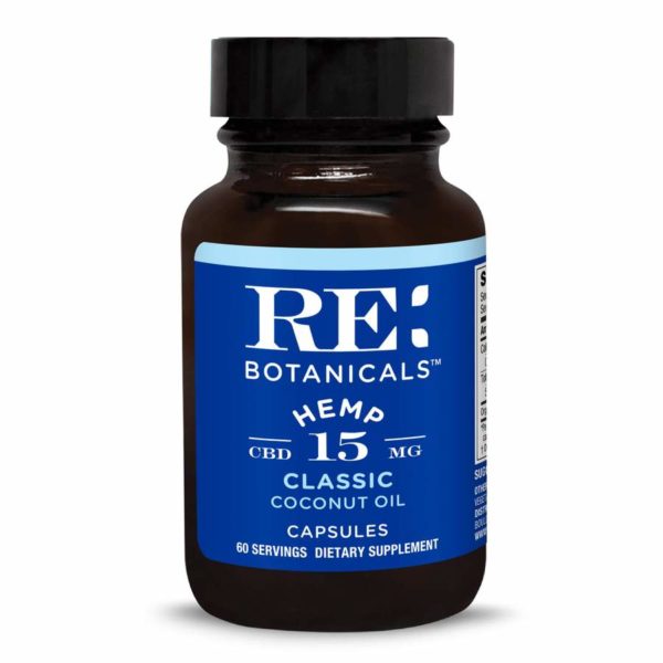Hemp 15 MG Classic Capsules - 60 Servings