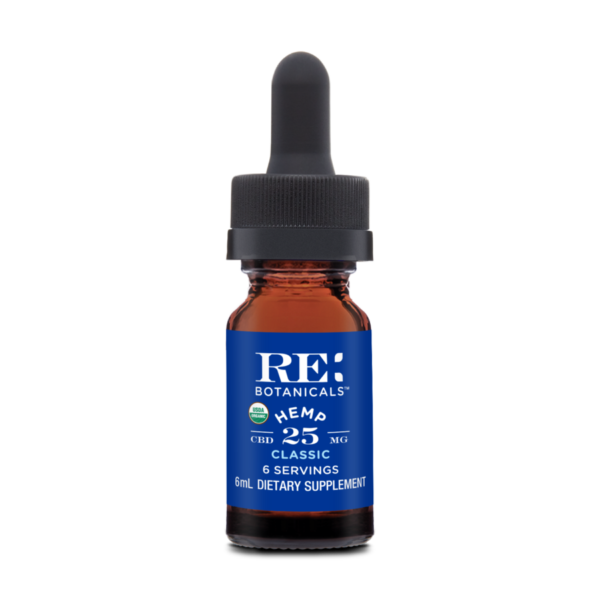Hemp 25 MG Classic Tincture - 6 ML