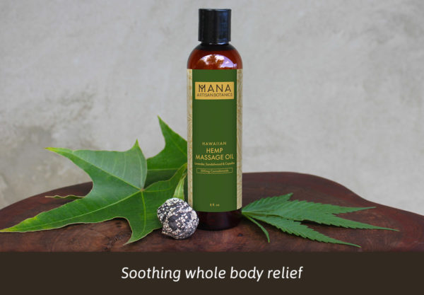 Hemp Massage Oil: Lavender, Sandalwood & Copaiba