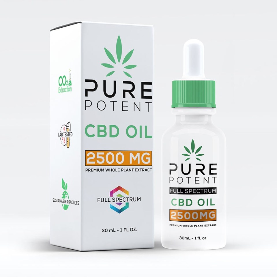 Full Spectrum Cbd Oil 2500mg 30ml Single Origin Hemp