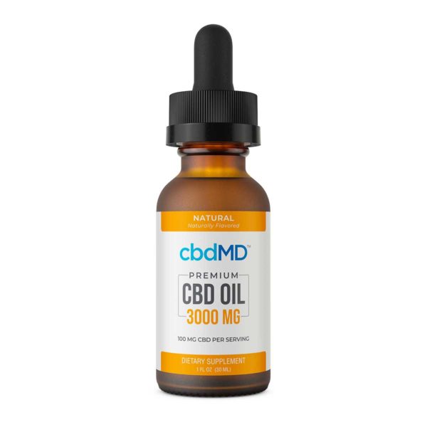 CBD Oil Tincture - Natural - 3000 mg - 30 mL